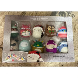 Squishmallows Christmas Ornament Set Multicolored
10 piece new in sealed box